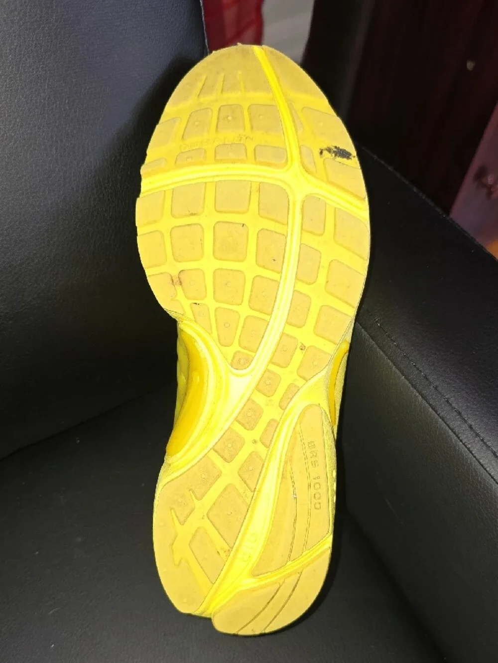 Nike Yellow Mesh Running Sneakers